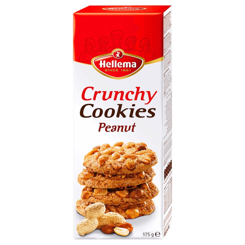 Hellema Crunchy Cookies Peanut 175g